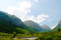 Paisaje en el municipio de Plav